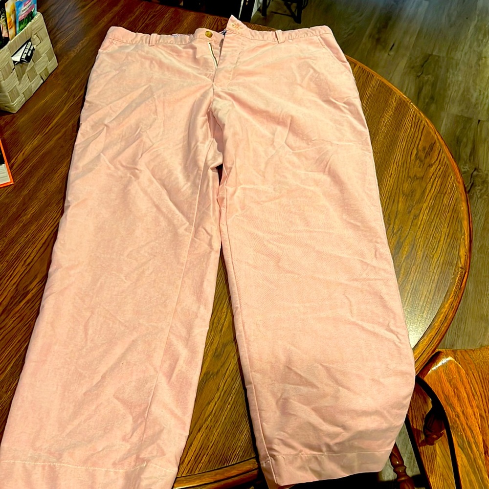 Light Red or Soft Pink Izod 42 x32 straight Front Pants.